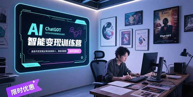 （15389期）AI智能变现训练营，ChatGPT写作变现，电影解说制作，图文带货方法论小白网创_互联网创业项目_网络创业小白网创