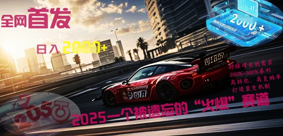 全网首发：2025一个被遗忘的“火爆”赛道轻松日入多张小白网创_互联网创业项目_网络创业小白网创