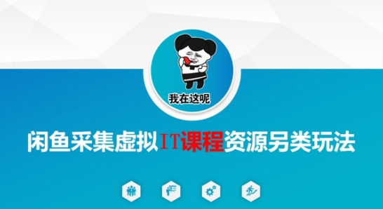 闲鱼采集虚拟IT课程资源另类玩法，干货满满小白网创_互联网创业项目_网络创业小白网创