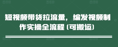 短视频带货拉流量，编发视频制作实操全流程(可搬运)小白网创_互联网创业项目_网络创业小白网创