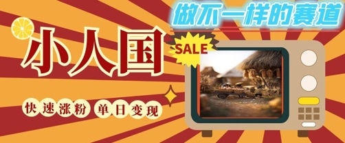 DeepSeek+绘图+视频制作小人国微观视频，小白轻轻松松上手，条条爆款，条条变现，单日就能收益小白网创_互联网创业项目_网络创业小白网创
