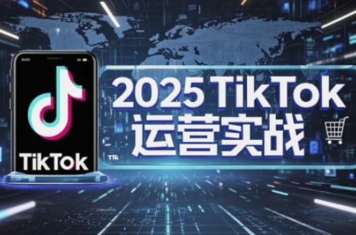 2025TikTok电商运营，掌握TikTok店铺运营核心技巧，实现低成本高转化小白网创_互联网创业项目_网络创业小白网创