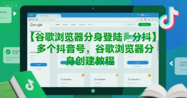 谷歌浏览器分身登陆多个抖音号，谷歌浏览器分身创建教程小白网创_互联网创业项目_网络创业小白网创