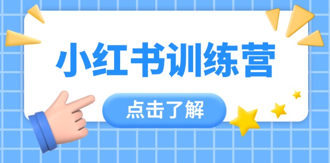（14545期）小红书训练营，助小白入门，掌握技巧变达人，课程实操又全面（12节课）小白网创_互联网创业项目_网络创业小白网创
