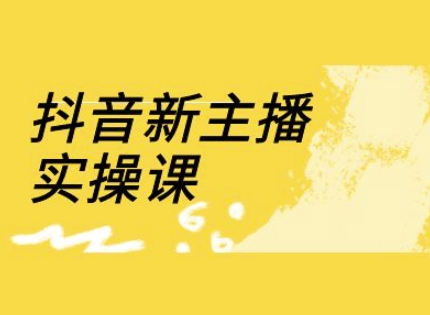 抖音新主播实操课，直播间流量运营线上实操课(18节)小白网创_互联网创业项目_网络创业小白网创