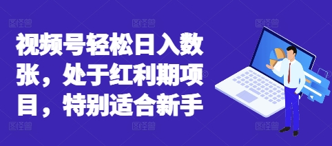 视频号轻松日入数张，处于红利期项目，特别适合新手小白网创_互联网创业项目_网络创业小白网创