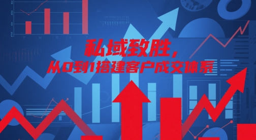 私域致胜，从0到1搭建客户成交体系小白网创_互联网创业项目_网络创业小白网创