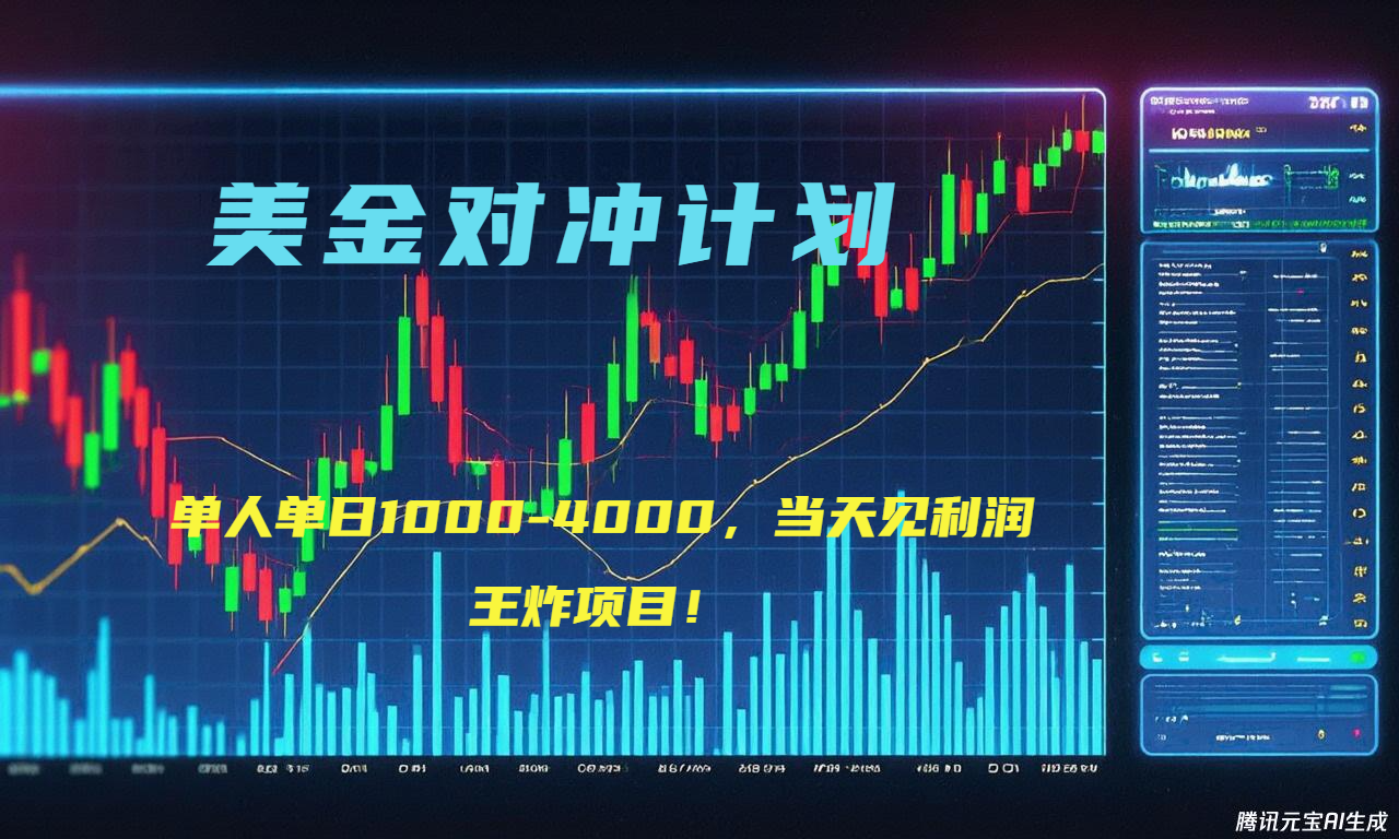 （15333期）2025年最暴力项目“美金先登计划”最新最强对冲战法，每日实际收益1K-4K小白网创_互联网创业项目_网络创业小白网创