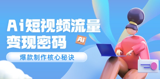 （14875期）Ai短视频流量密码，爆款制作核心秘诀，120万案例深度解析小白网创_互联网创业项目_网络创业小白网创