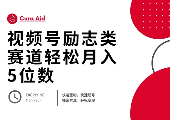 视频号励志类赛道快速涨粉500+，快速起号，轻松变现月入过W小白网创_互联网创业项目_网络创业小白网创