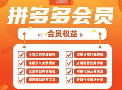 2025拼多多运营实战课，40节全流程教学，覆盖拼多多运营全链路小白网创_互联网创业项目_网络创业小白网创