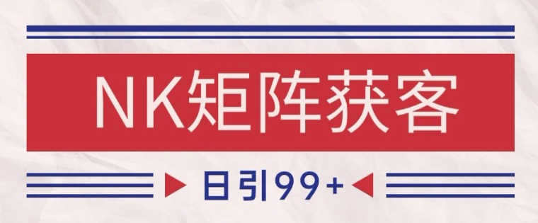 小红书某音NK赛道引流获客 自热矩阵日引200+【揭秘】小白网创_互联网创业项目_网络创业小白网创