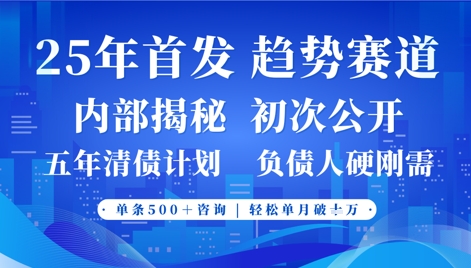 2025年首次公开，真正的事业型赛道，客咨不断，单月轻松破W小白网创_互联网创业项目_网络创业小白网创