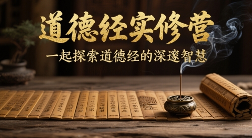 道德经实修营，一起探索道德经的深邃智慧小白网创_互联网创业项目_网络创业小白网创